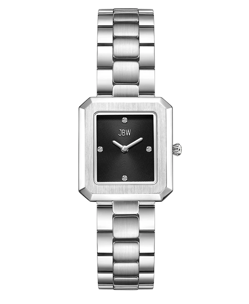 Jbw Women's Arc Swiss Quartz Stainless Steel Watch, 23mm