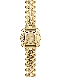 Jbw Women's Atmosphere Crystal Swiss Quartz 18k Gold-Plated Stainless Steel Watch, 30mm