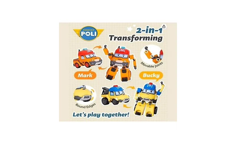 Robocar Poli 4" Transforming Robot