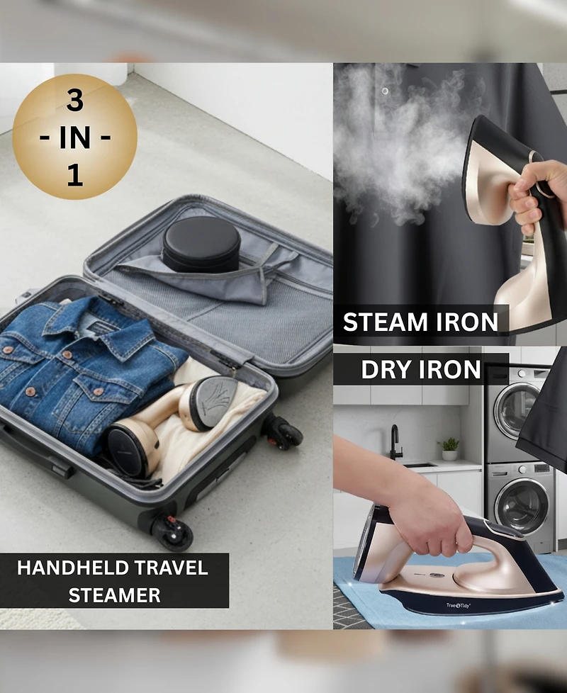 True & Tidy Duopress Xl Iron and Steamer