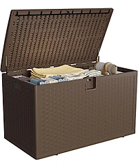 gaomon Outdoor 120-Gallon Waterproof Lockable Storage Box – Durable Deck Organizer for Packages, Patio Furniture & Garden Tools