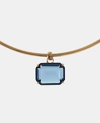 Lauren Ralph Lauren Gold-Tone Glass Solitaire Pendant Necklace, 16" + 3" extender