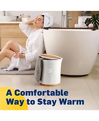 LiveFine Towel Warmer Bucket Style Heater w/Led Display 40" x 70" Towel