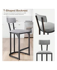 gaomon Home Bar Stools Set Of 4, Counter Height Bar Stools For Kitchen Counter, Island Chairs For Dining Table, Tall Barstools For Kitchen