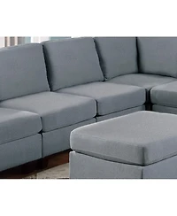 Streamdale Furniture 9-Piece Sectional Living Room Furniture Set With Ottomans