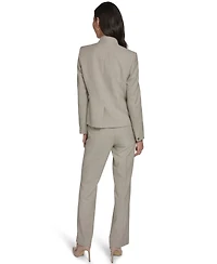 Tommy Hilfiger Women's Plaid Open Front Blazer