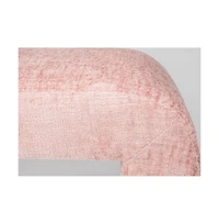 Sophia Modern Luxury Curved Upholstered Waterfall Jacquard Bench