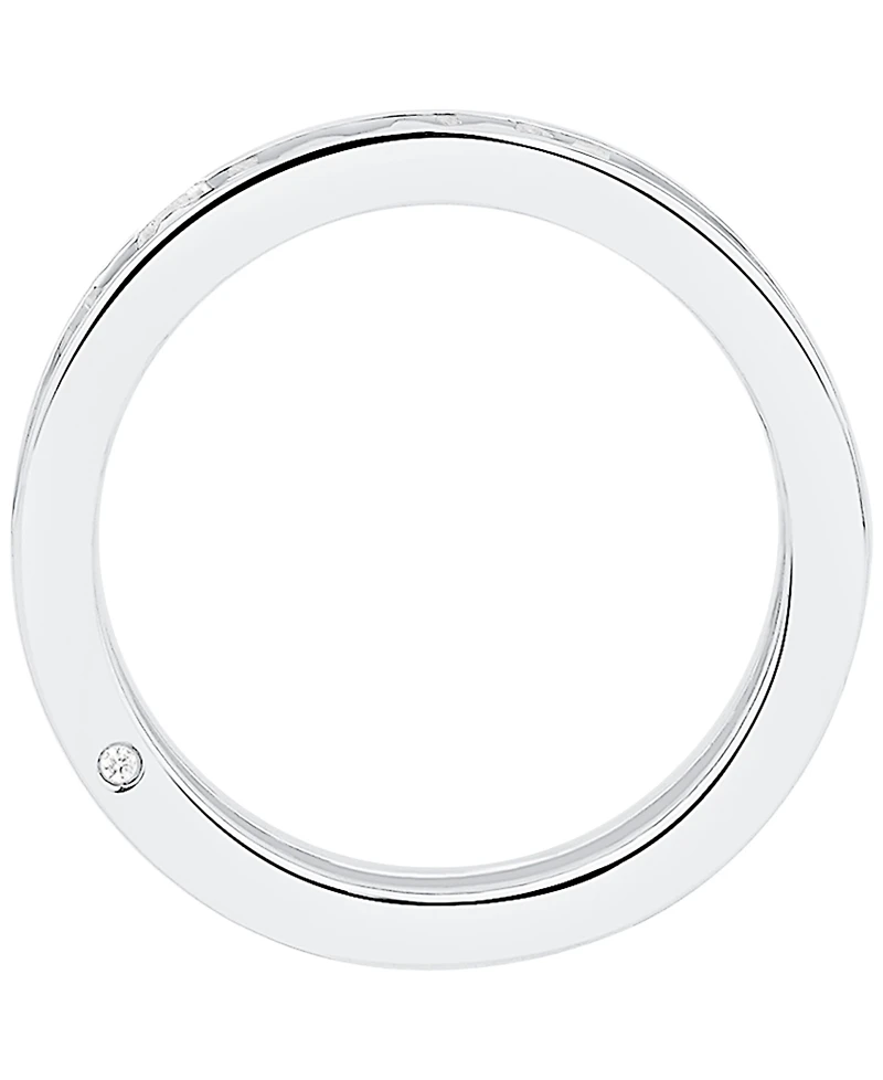 And Now This Cubic Zirconia Silver Plated Band Ring, Macy's Exclusive