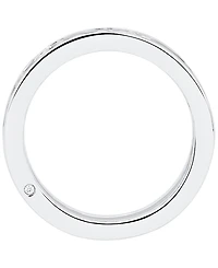 And Now This Cubic Zirconia Silver Plated Band Ring, Macy's Exclusive