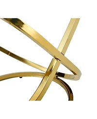 Streamdale Furniture Round Tempered Glass Coffee Table - 80x80x45cm