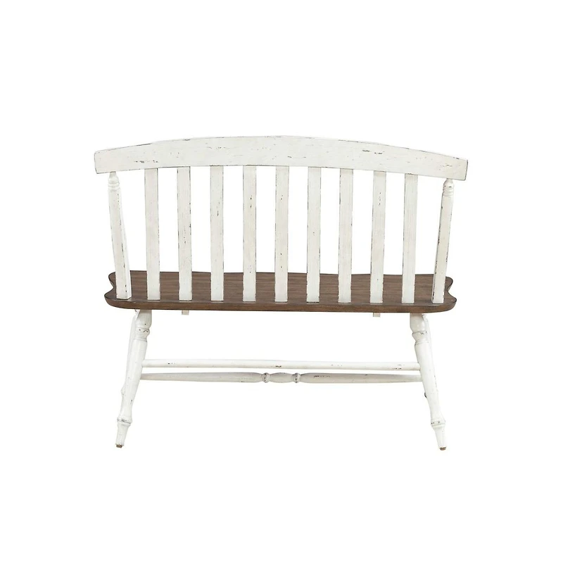 Liberty Furniture Al Fresco Slat Back Bench for Dining Room