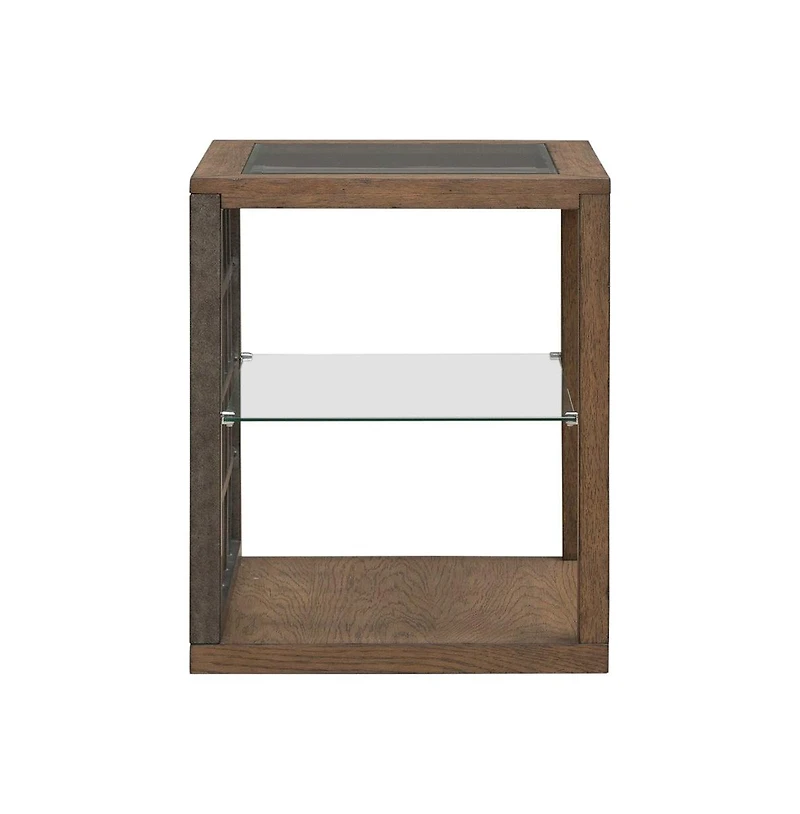 Liberty Furniture Bayhill Trellis End Table for Living Room