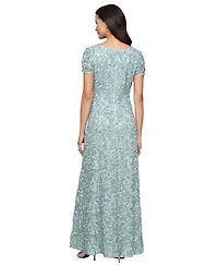 Alex Evenings Women's Soutache Sequinned A-Line Dress