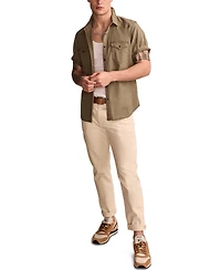 Lucky Brand Men's Short-Sleeve Regular-Fit Western Shirt