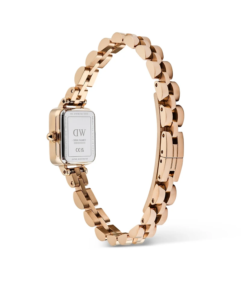 Daniel Wellington Women's Analog Rose Gold-Tone Stainless Steel Watch