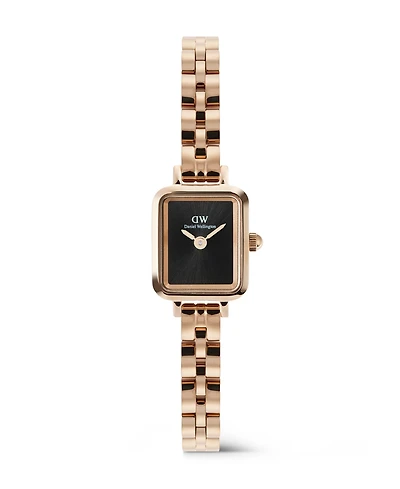 Daniel Wellington Women's Analog Rose Gold-Tone Stainless Steel Watch, 18 mm