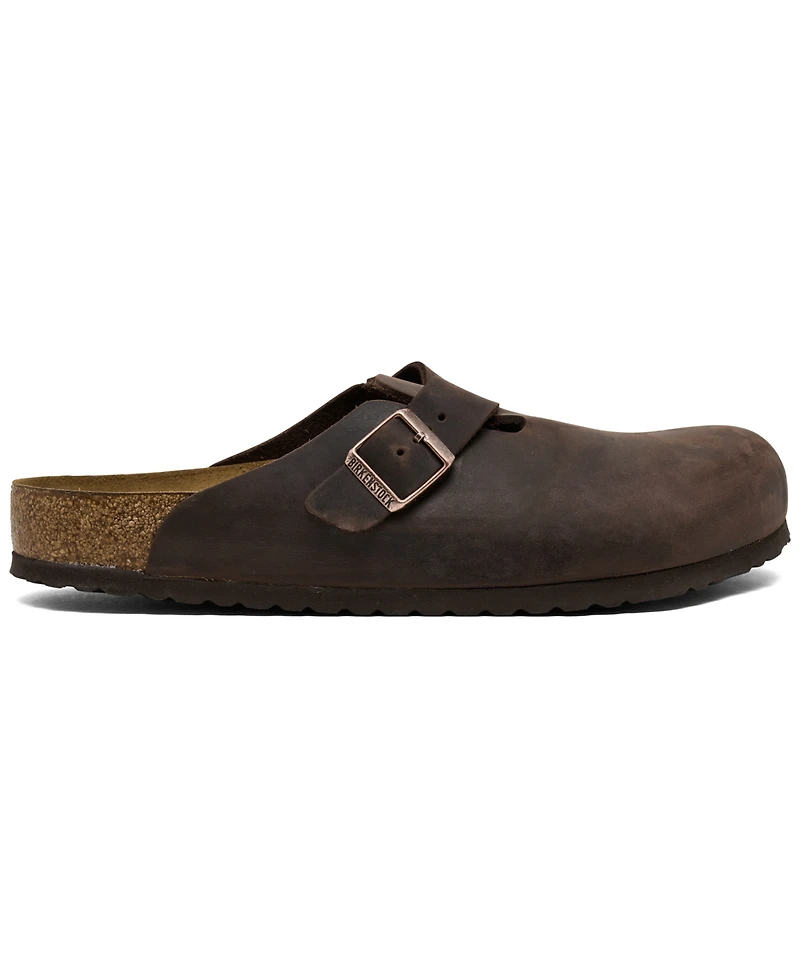 Birkenstock Men's Boston Oiled Leather Clogs from Finish Line
