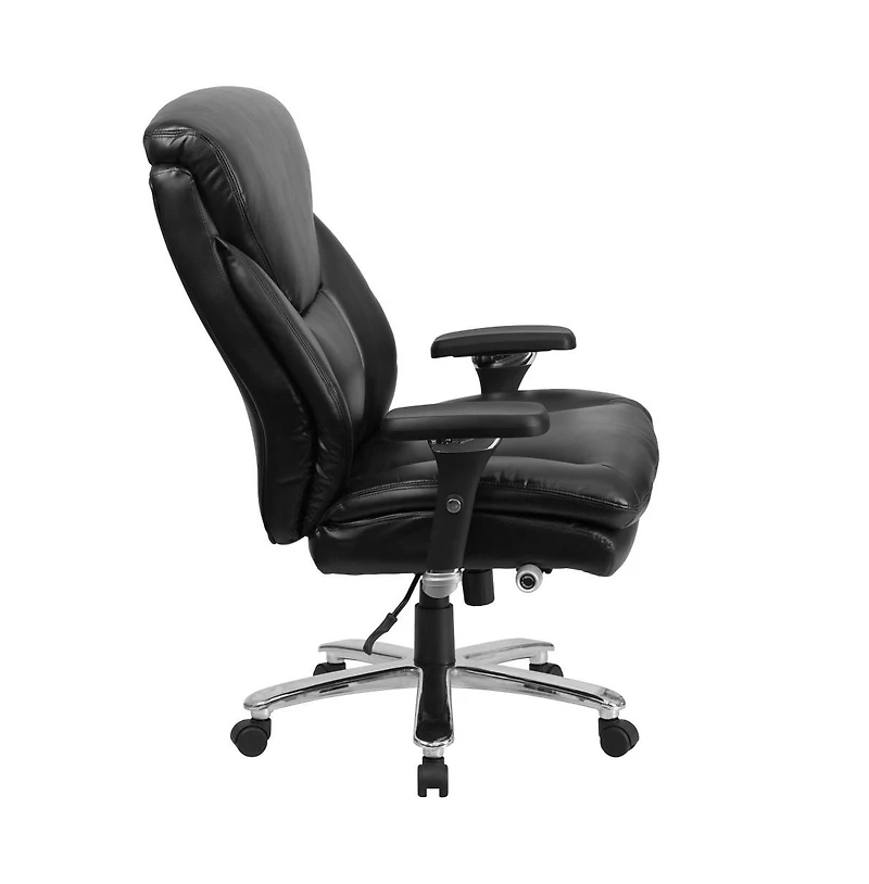 Emma+Oliver 24/7 400 lb. Big & Tall High Back Swivel Ergonomic Office Chair with Lumbar Knob