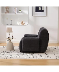 Streamdale Furniture Streamdale 42" Wide Modern Upholstered Oversized Accent Chair, Chenille Comfy Reading Lounge Chair