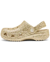 Crocs Toddler Girls Chunky Glitter Classic Clogs from Finish Line