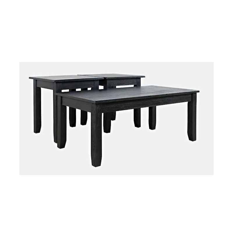 Jofran Eros Contemporary 3 Piece Coffee Table Set