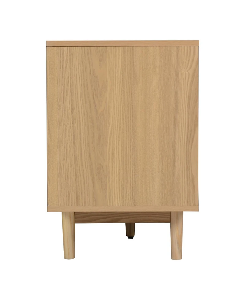 Streamdale Furniture Streamdale Boho Tv Stand for 65-85 Inch TVs, Entertainment Center with Storage & Drawers