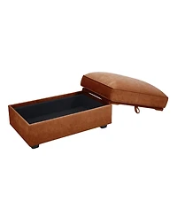 Streamdale Ottoman -chenille-Orange