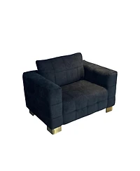 Streamdale Furniture Plush Polyester Sofa: Soft, Spring Seat, Easy Clean