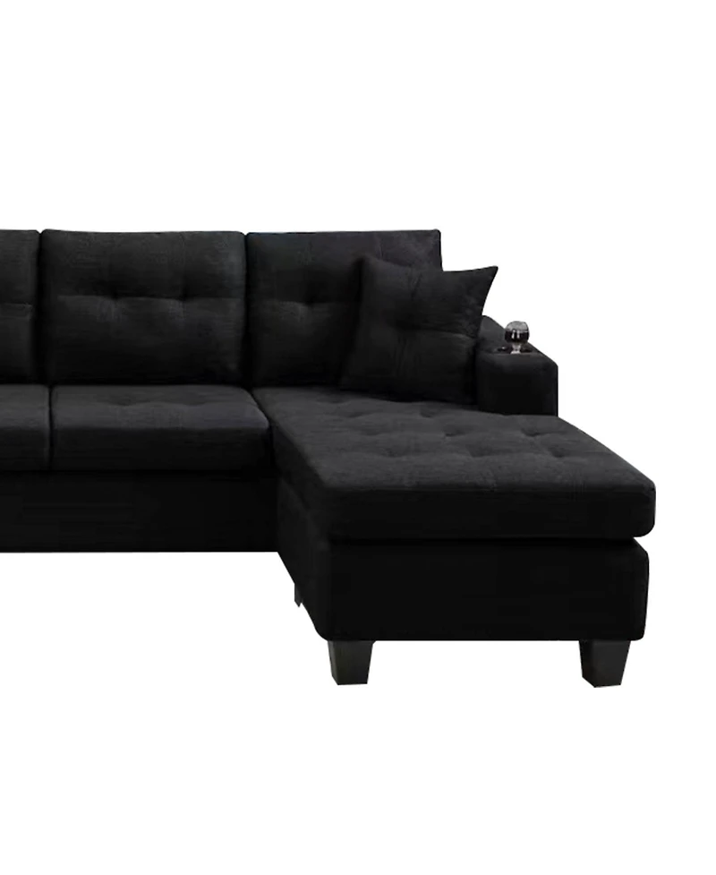 Streamdale Furniture Streamdale Convertible Corner Sectional Sofa with Storage