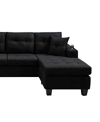 Streamdale Furniture Streamdale Convertible Corner Sectional Sofa with Storage