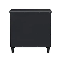 Cesicia Nightstand with 3 Drawers Modern Bedside Table Smooth Gliding Rails & Metal Handle
