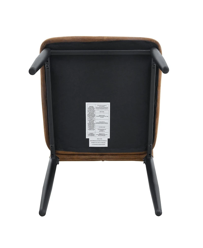Streamdale Furniture Set of 4 Dining Chairs, Shell Pattern