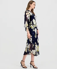 Robbie Bee Women's 2-Pc. Floral-Print Jacket & Dress Set
