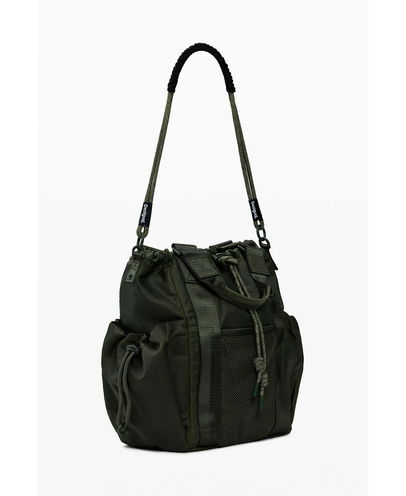 Desigual Women's Waxed multiposition backpack