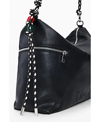 Desigual Women's Large bag with logo charm