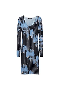 Desigual Women's Midi pleated dress