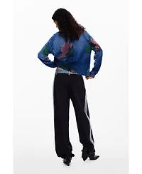 Desigual Women's Floral cardigan sweater