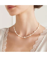 Joey Baby 2-Pc. Set Handcrafted Freshwater Pearl Necklace and Earrings Gift Set in Gold-Plated Finish