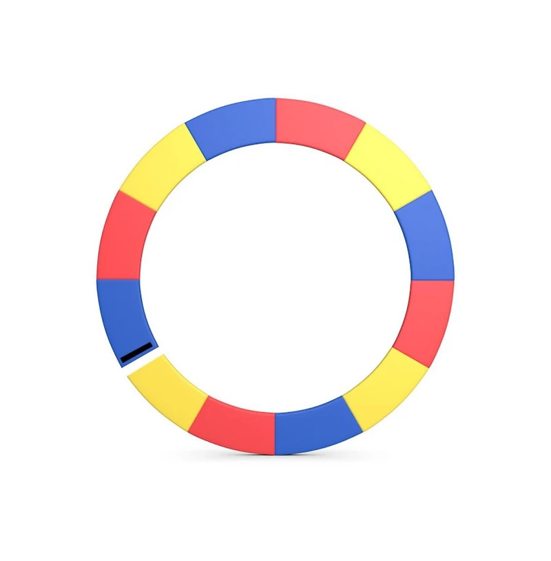 Hongge 16 Foot Trampoline Replacement Safety Pad with Fixing Straps