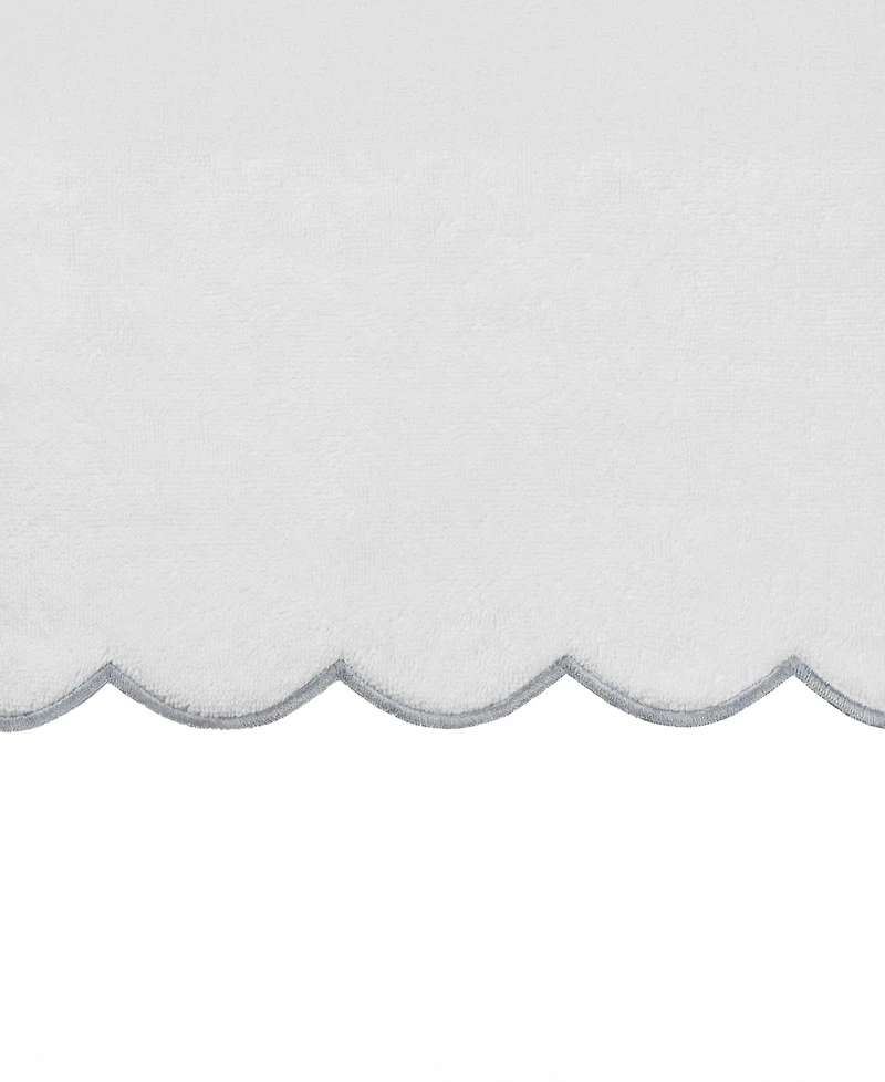 Linum Home Adornia Scallop Cotton 2-Pc. Bath Towel Set, 27" x 54"