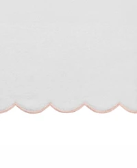 Linum Home Adornia Scallop Cotton Bath Towel, 27" x 54"