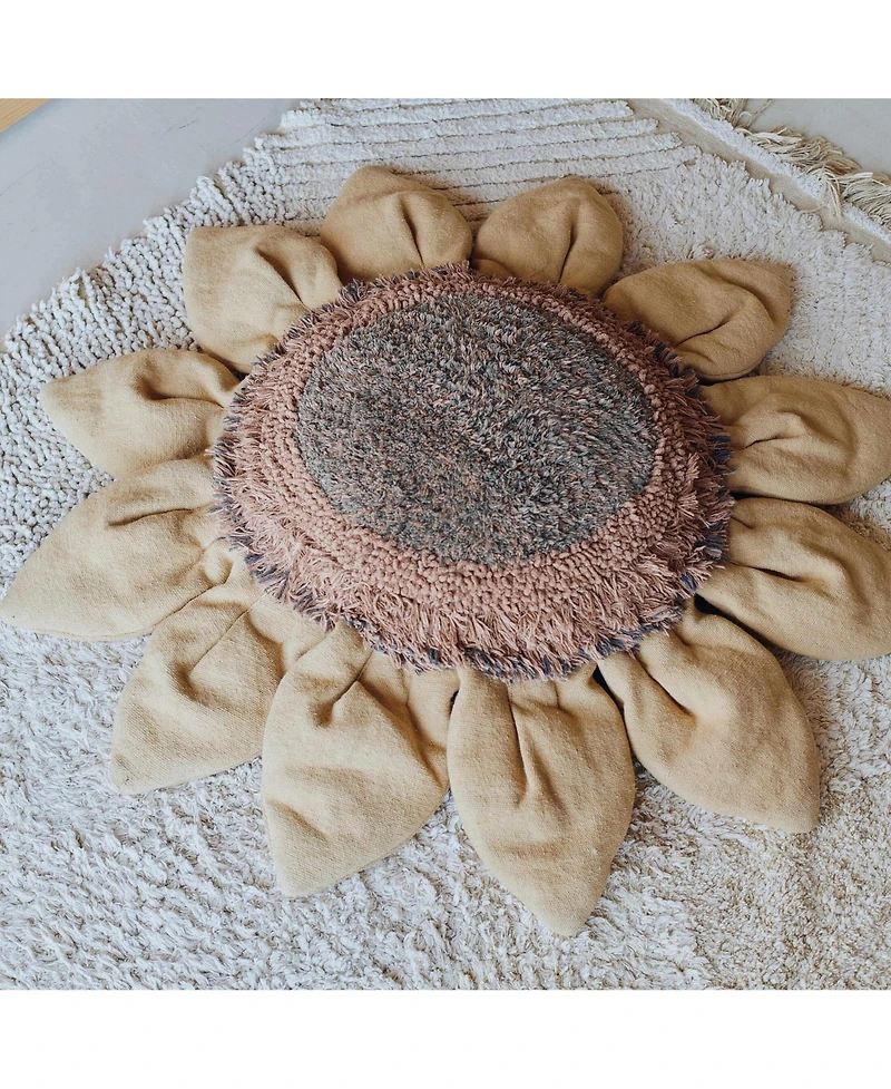 Lorena Canals Floor cushion Sunflower