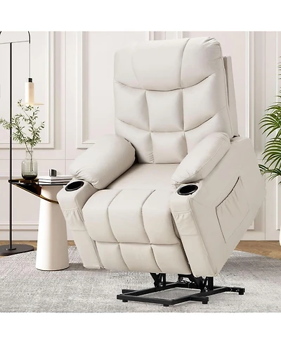 Aecojoy Multi-Function Power Lift Recliner for Elderly