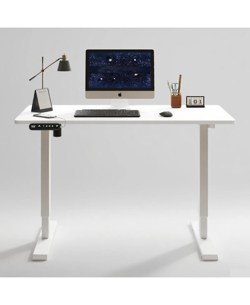 Streamdale Furniture Streamdale Electric Standing Desk Height Adjustable 55" Computer Table