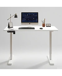 Streamdale Furniture Streamdale Electric Standing Desk Height Adjustable 55" Computer Table