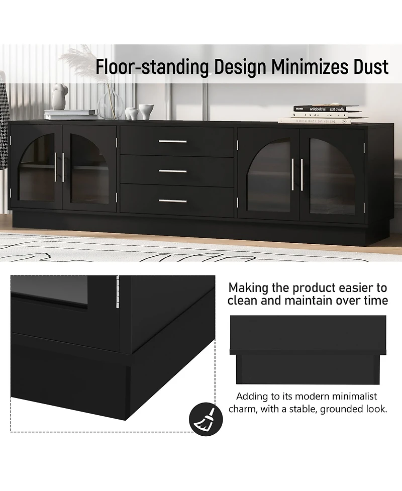 Streamdale 68.9" Modern Tv Stand - Up to 75" TVs, Media Console