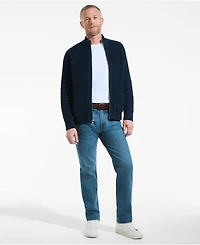 Lands' End Men's Long Sleeve Drifter Full Zip Cardigan Sweater