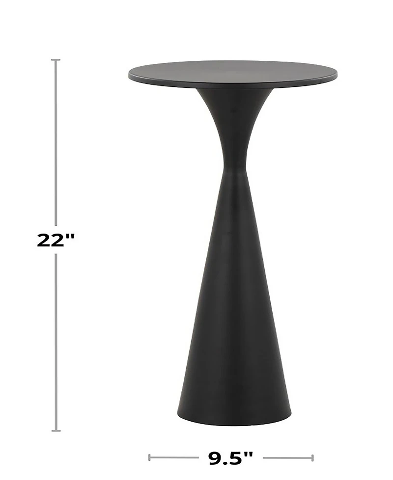 Lumisource 22" Metal Gemma Contemporary Side Table