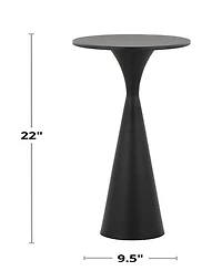 Lumisource 22" Metal Gemma Contemporary Side Table
