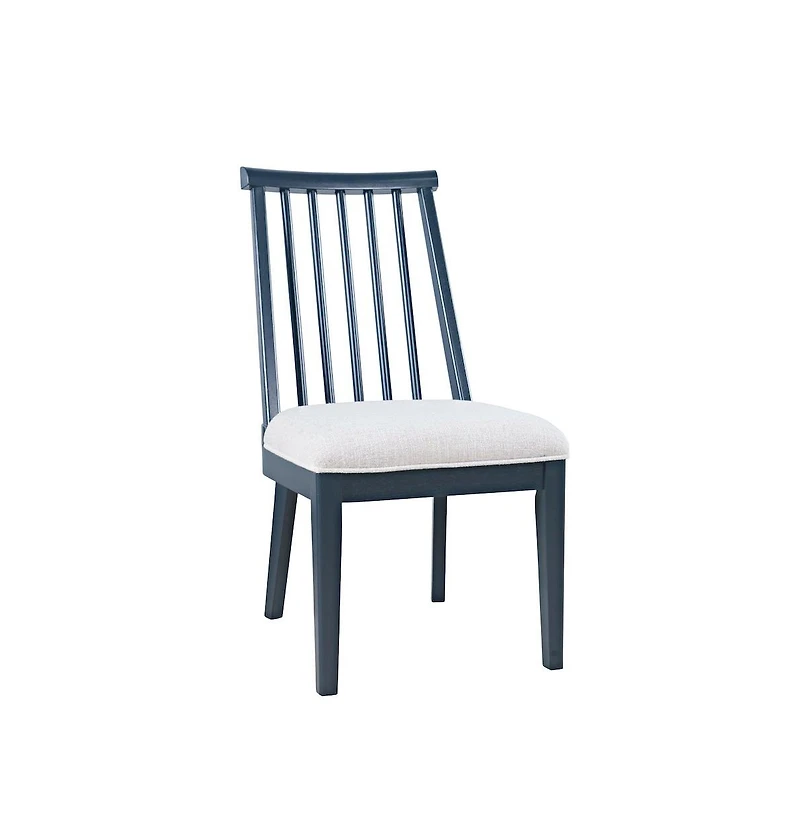 Jofran Westport Modern Farmhouse Upholstered Dowelback Dining Chair